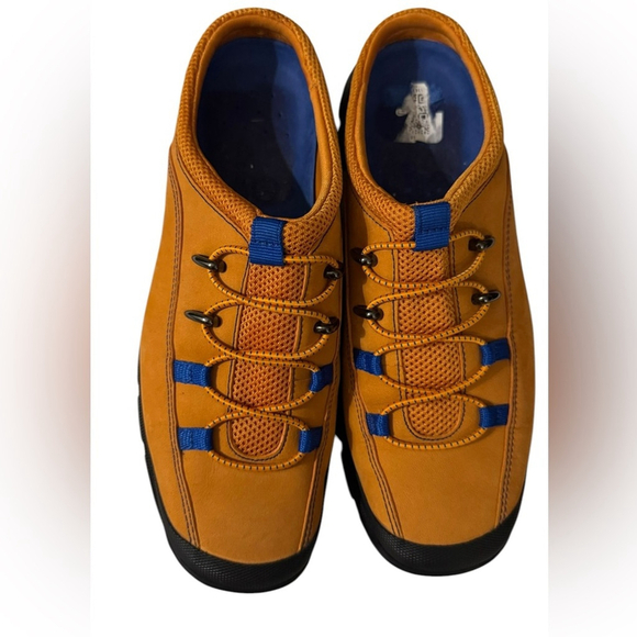 Cole Haan and Nike Air Women's Orange/Blue Waterproof Slip on Shoes - Picture 1 of 4